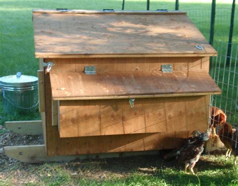 outdoor nesting boxes for chickens